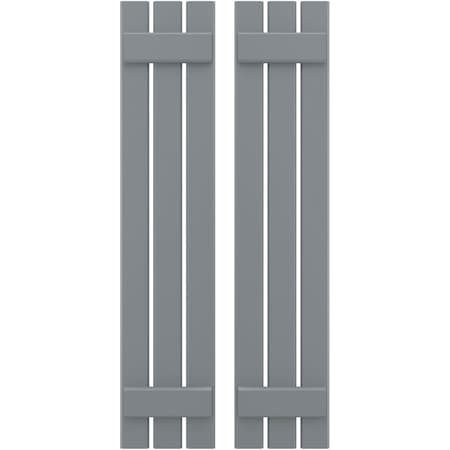 Americraft 3-Board (2 Batten) Exterior Real Wood Spaced Board-n-Batten Shutters, ARW101SB311X43CHH